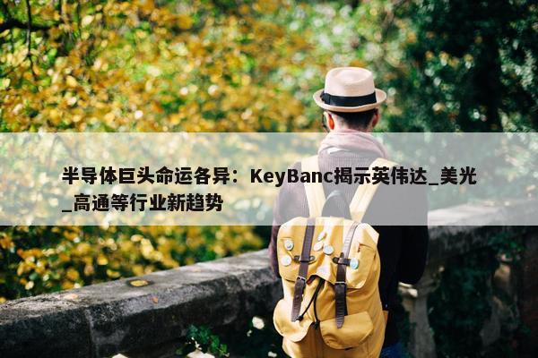 半导体巨头命运各异：KeyBanc揭示英伟达_美光_高通等行业新趋势