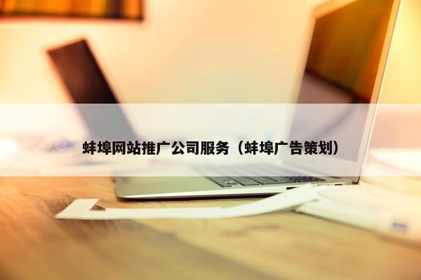 蚌埠网站推广公司服务（蚌埠广告策划）